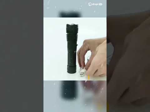 Linterna alta potencia impermeable con zoom